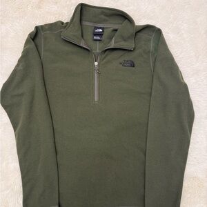 The North Face Men's Green Fleece Pull Over